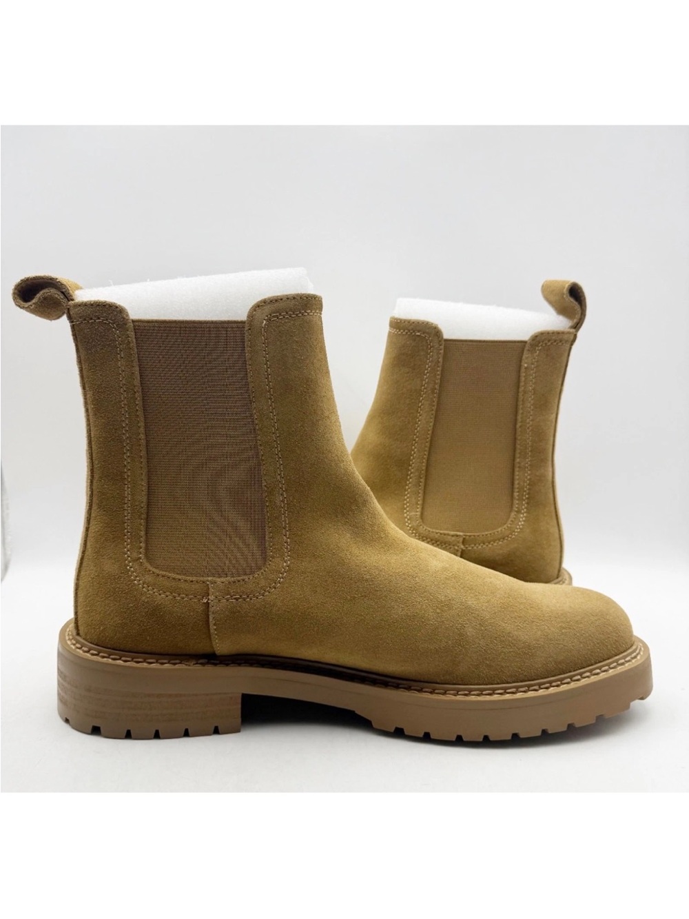 Men's Chelsea Suede Boots - Tan